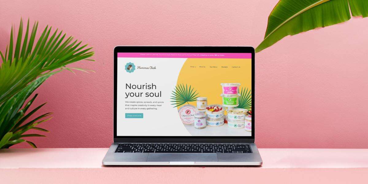Hummus Chick · website by Social Link