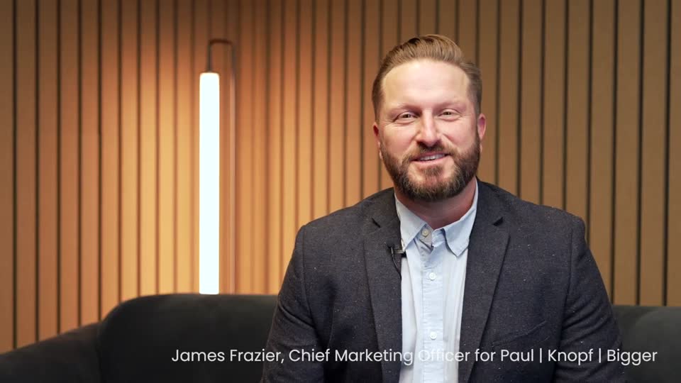James Frazier in the Paul Trial Group client film